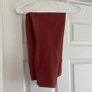 Rust Red Fabletics Leggings